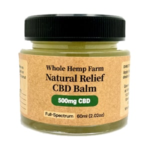 500mg Natural Relief CBD Balm